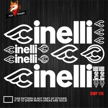 Bicycle Frame Decal Stickers Cinelli 02